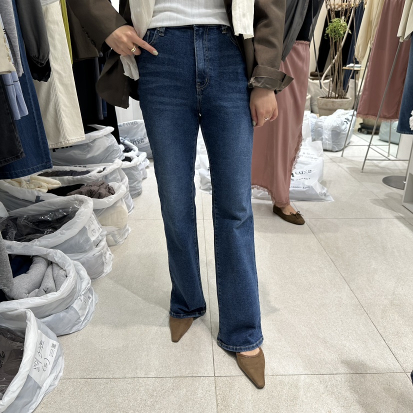 GRACIA東大門直郵女裝新品真品休閑推薦時尚牛仔褲喇叭褲GRACIA牛仔褲
