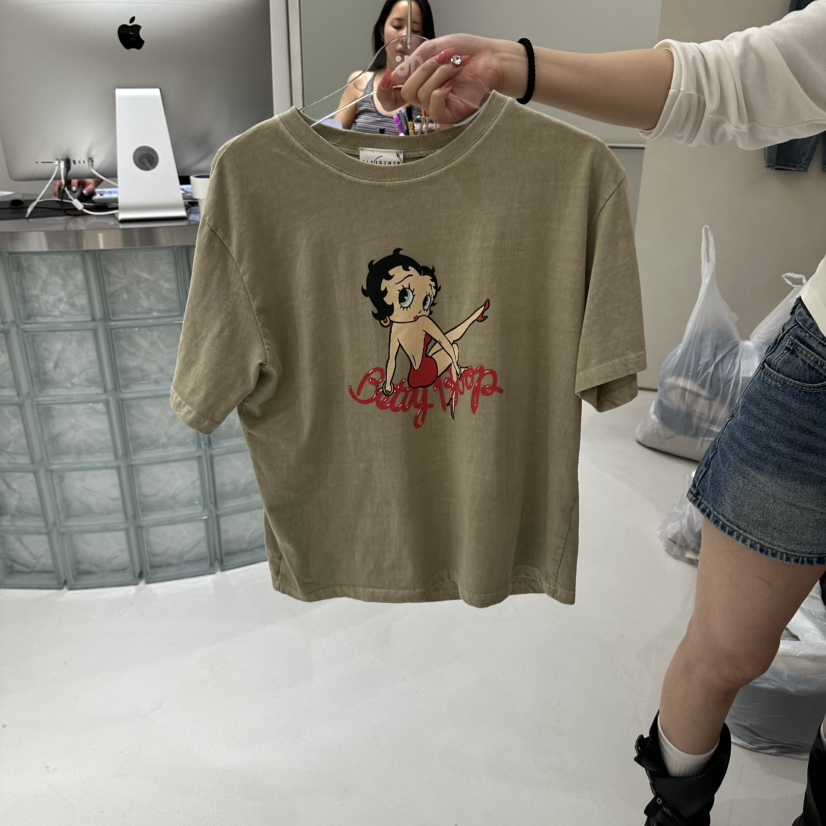 JUDYQUE韓國直郵26秋冬新款人氣休閑推薦熱賣真品時尚T恤JUDYQUET恤圖色1
