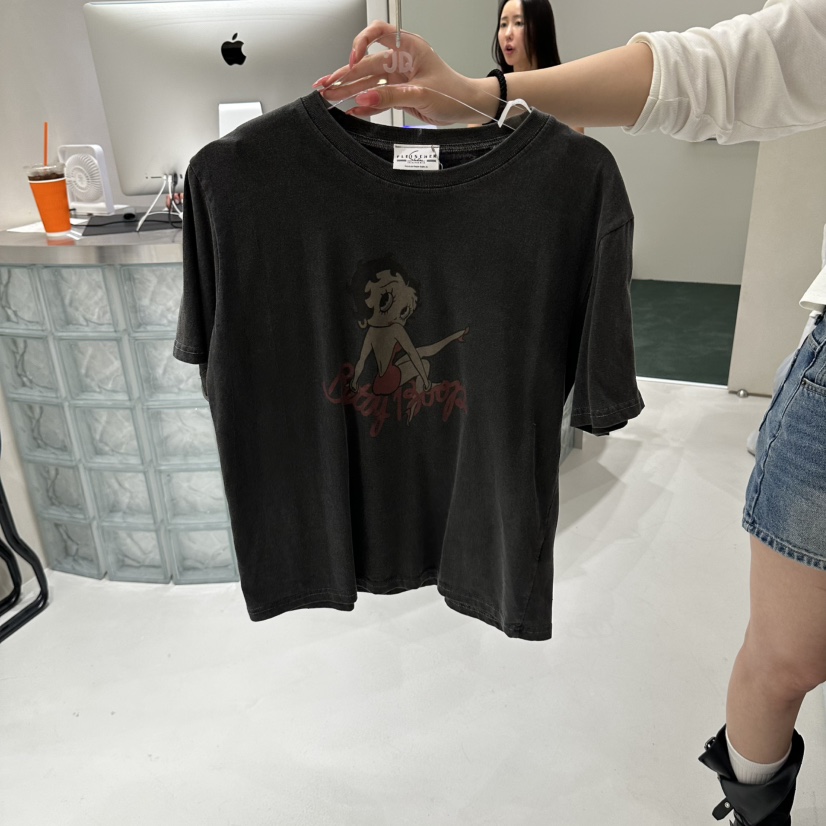 JUDYQUE韓國直郵26秋冬新款人氣休閑推薦熱賣真品時尚T恤JUDYQUET恤圖色2
