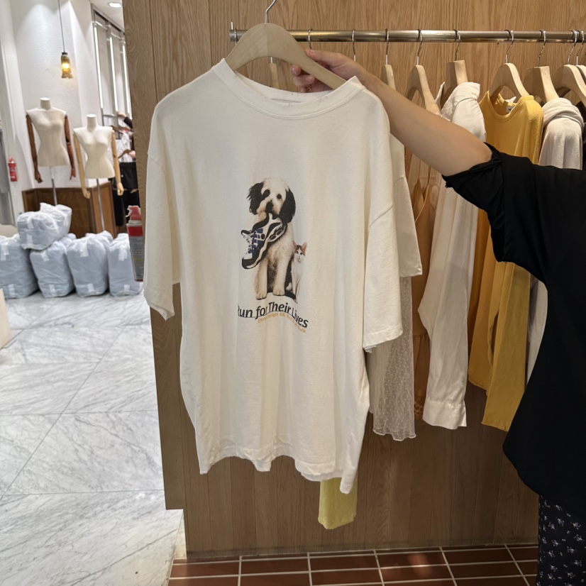 CHOI-L東大門代購女裝新品推薦休閑真品熱賣時尚人氣T恤CHOIT恤圖色1