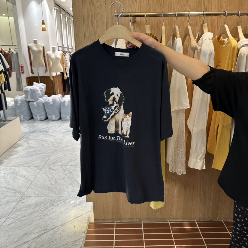 CHOI-L東大門代購女裝新品推薦休閑真品熱賣時尚人氣T恤CHOIT恤圖色4