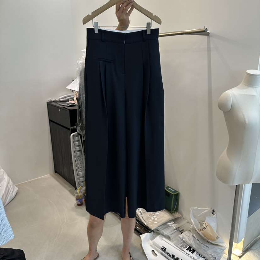 HABLE東大門直郵女士新款熱賣時尚推薦休閑真品人氣休閑褲HABLE休閑褲圖色2深藍色