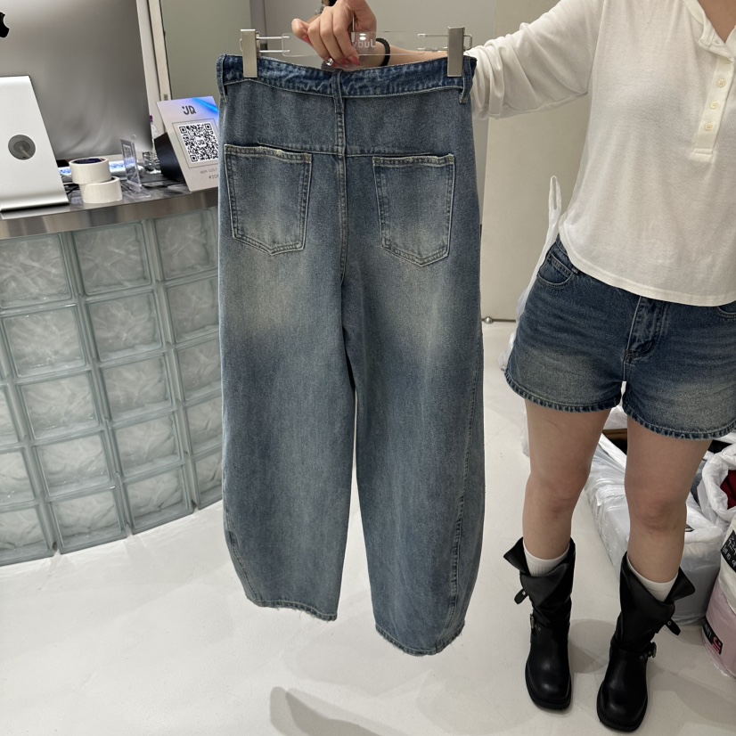 JUDYQUE東大門代購26秋冬新款時尚人氣推薦真品熱賣牛仔褲JUDYQUE牛仔褲