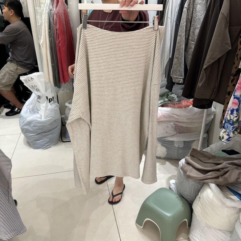 EGG IS韓國代購女裝新款熱賣推薦真品時尚人氣休閑長袖T恤EGG IS長袖T恤圖色3灰色條紋