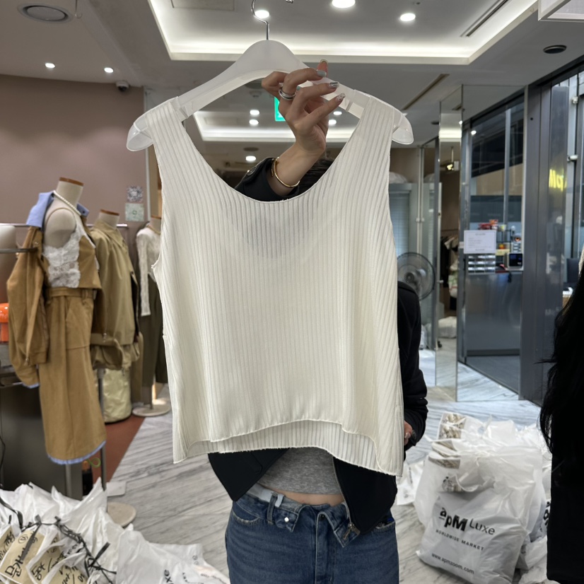FOUNDATION東大門代購女裝新款推薦熱賣時尚真品吊帶背心FOUNDATION吊帶/背心