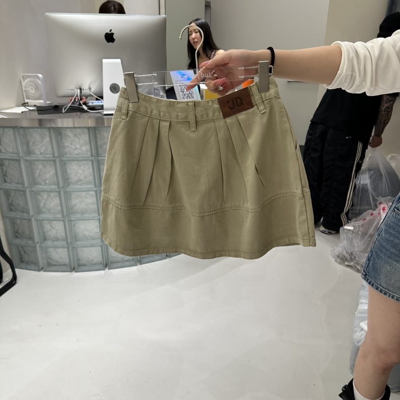 JUDYQUE韓國直郵女士新品熱賣人氣推薦時尚休閑真品短裙JUDYQUE短裙