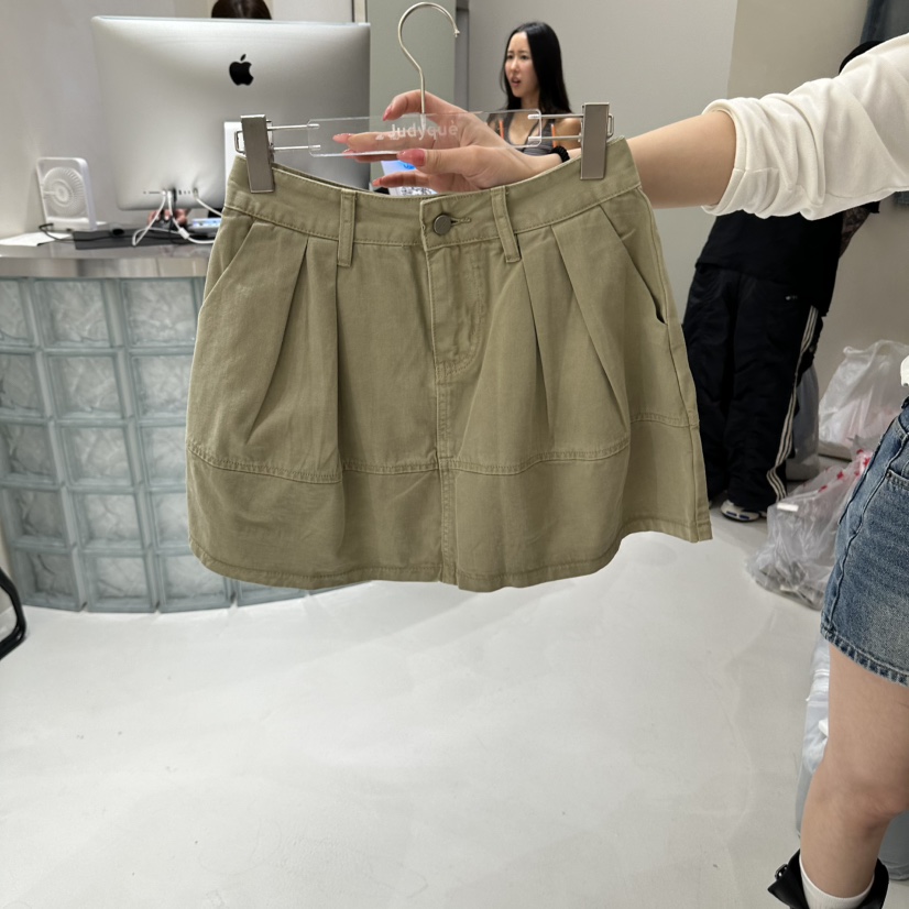 JUDYQUE韓國直郵女士新品熱賣人氣推薦時尚休閑真品短裙JUDYQUE短裙圖色1