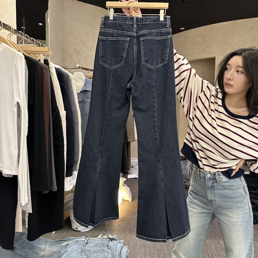VINTAGE VIBE韓國代購女裝新款真品職業休閑人氣熱賣牛仔褲VINTAGE VIBE牛仔褲