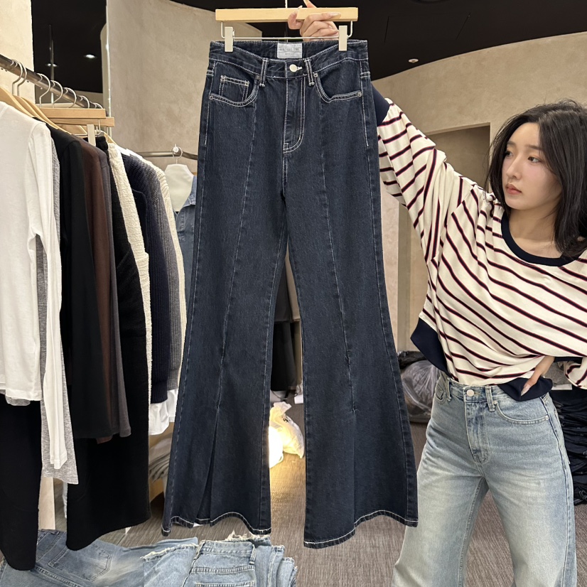 VINTAGE VIBE韓國代購女裝新款真品職業休閑人氣熱賣牛仔褲VINTAGE VIBE牛仔褲
