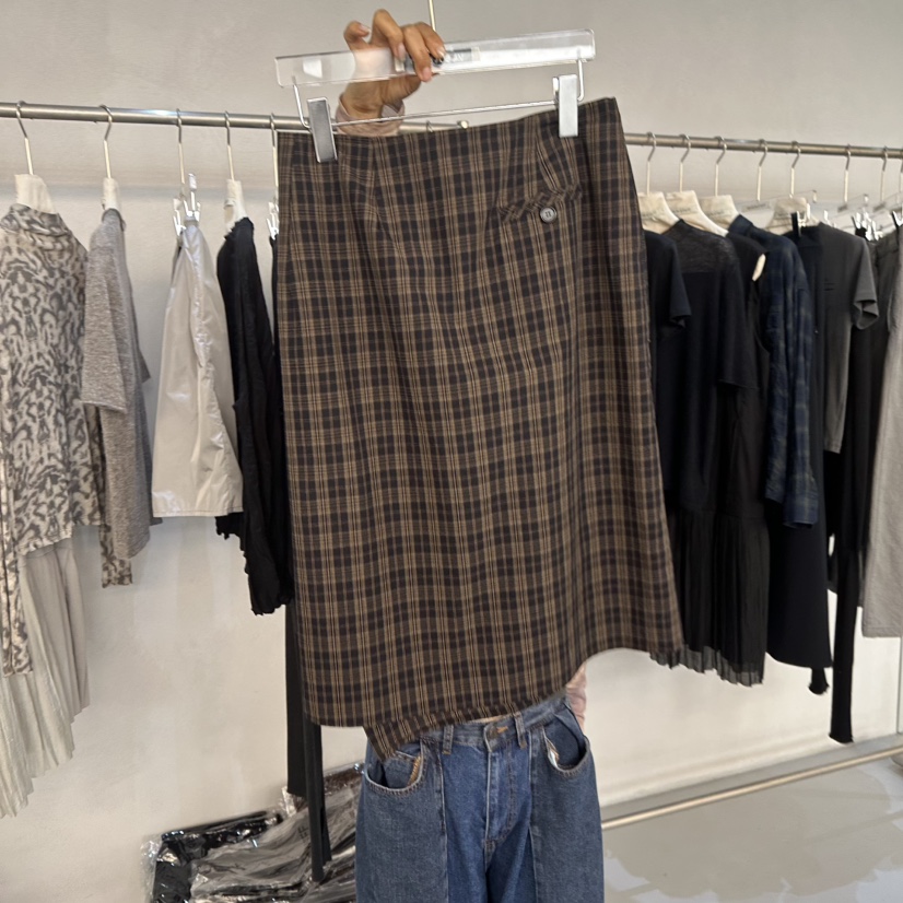 DOUBLE STANDARD/LE SMOKING/MAISONSTAFF韓國代購女士新品人氣長裙MAISONSTAFF長裙