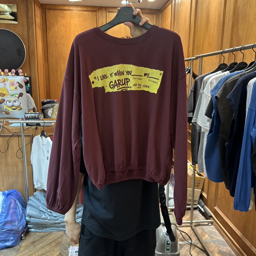 GARMENT-P東大門代購女士新款熱賣人氣時尚26春夏長袖T恤GARMENT長袖T恤圖色2