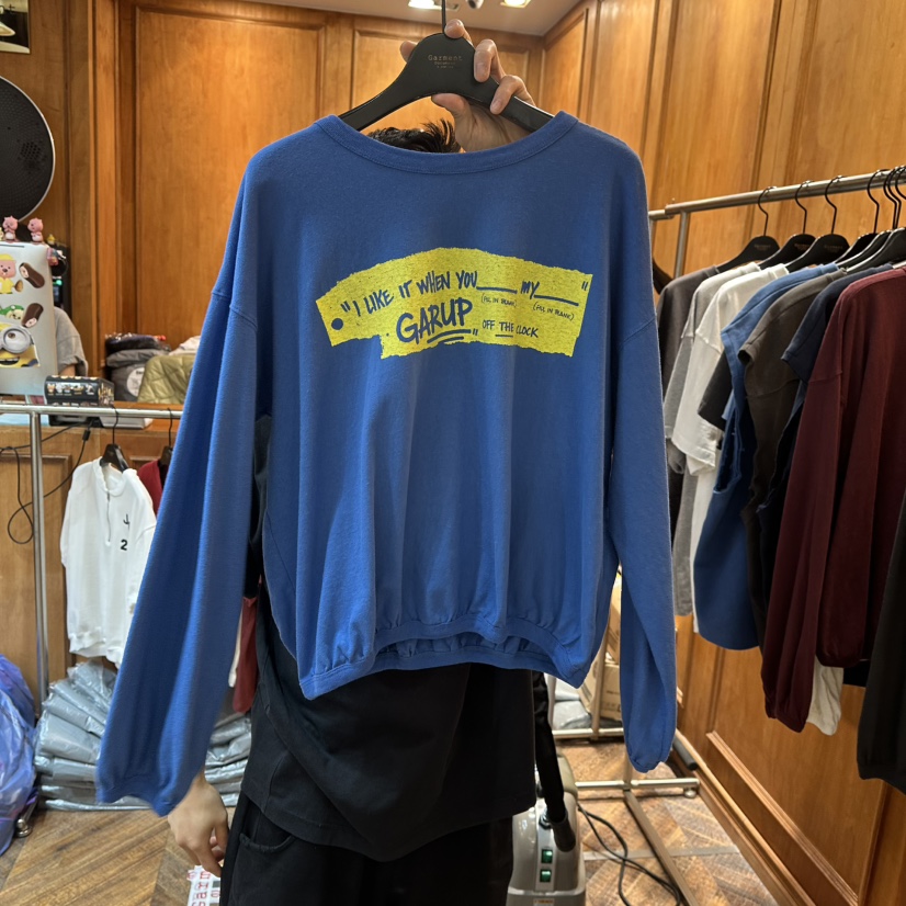 GARMENT-P東大門代購女士新款熱賣人氣時尚26春夏長袖T恤GARMENT長袖T恤圖色3