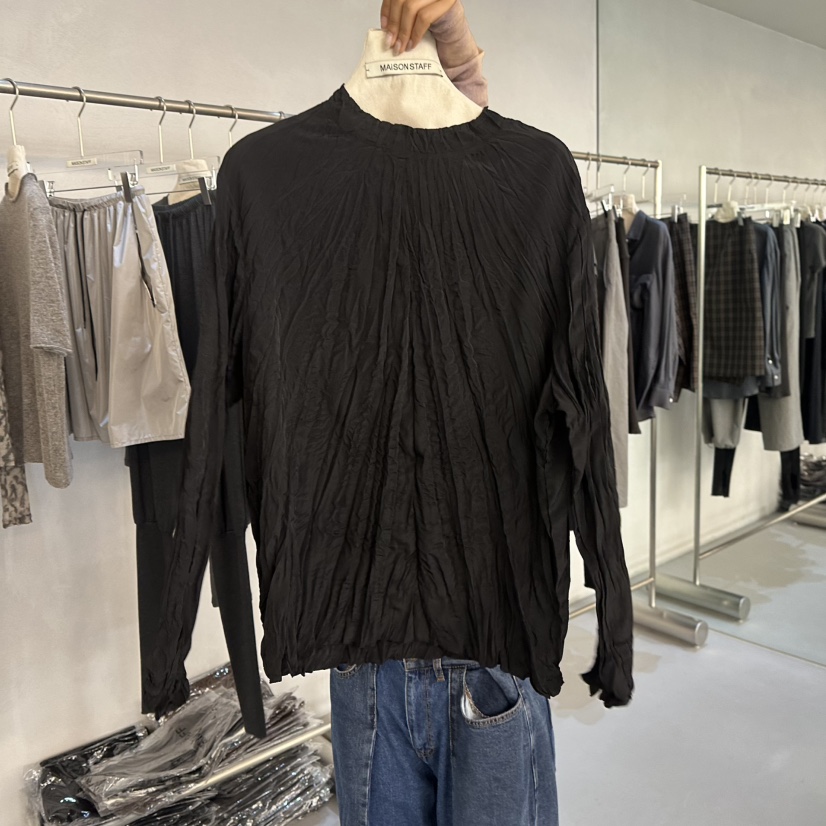 DOUBLE STANDARD/LE SMOKING/MAISONSTAFF東大門直郵女裝新品26春夏襯衫蕾絲衫MAISONSTAFF襯衫/蕾絲衫圖色2
