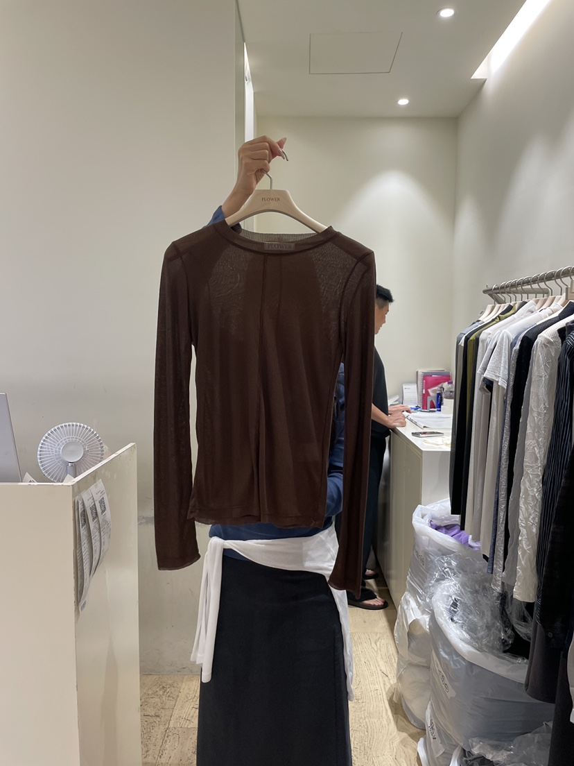 FLOWER-L東大門代購女裝新品真品推薦休閑人氣26春夏長袖T恤FLOWER-L長袖T恤圖色4