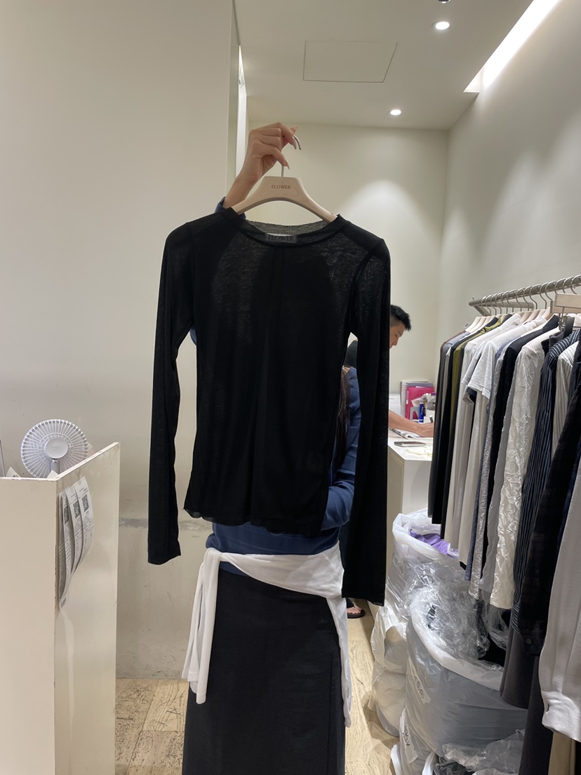 FLOWER-L東大門代購女裝新品真品推薦休閑人氣26春夏長袖T恤FLOWER-L長袖T恤圖色5