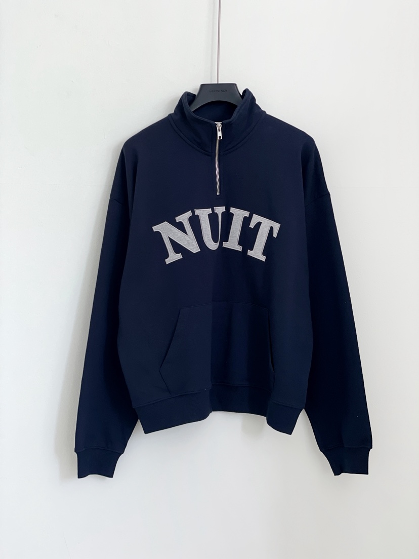 GALERIE NUIT東大門直郵女裝新品26春夏休閑職業衛衣半拉鏈GALERIE NUIT衛衣圖色2