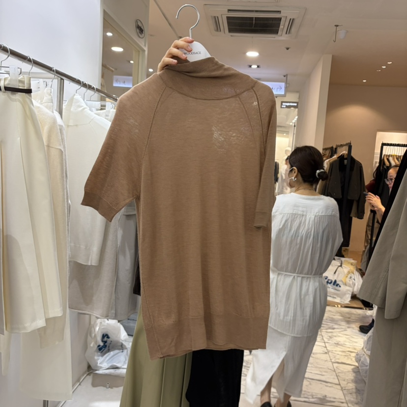 WOOD SAGE韓國直郵女裝新品推薦人氣職業休閑T恤羊毛高領WOOD SAGET恤圖色3
