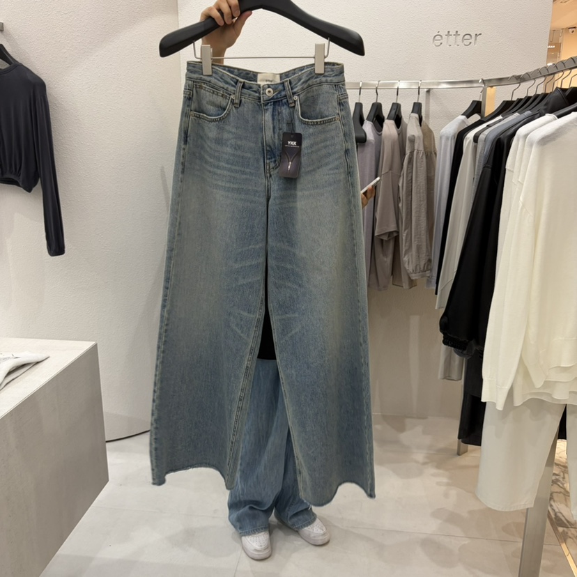 COMELY韓國代購女裝新品休閑推薦職業人氣26春夏真品牛仔褲COMELY牛仔褲圖色2