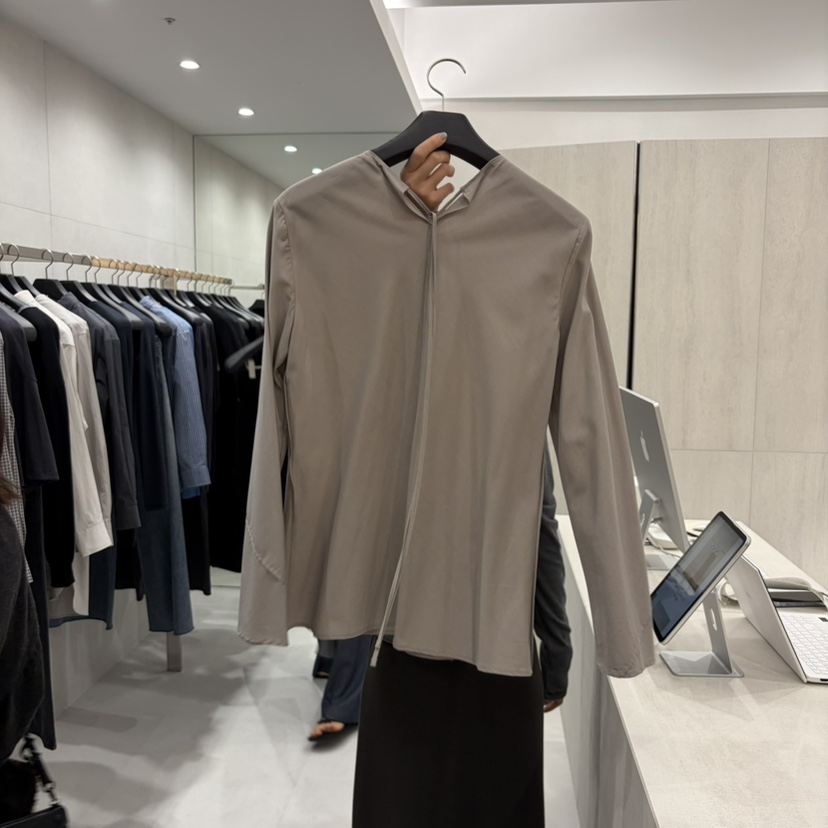 COMELY東大門代購女士新款26春夏休閑真品襯衫蕾絲衫修身COMELY襯衫/蕾絲衫