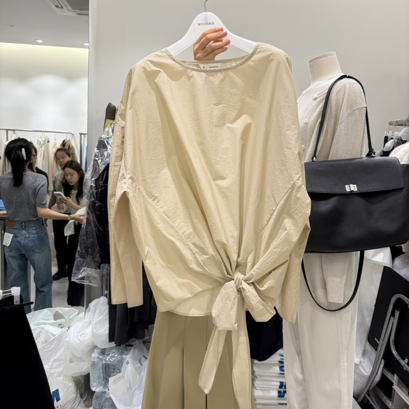 WOOD SAGE韓國代購女士新款時尚熱賣人氣26春夏襯衫蕾絲衫WOOD SAGE襯衫/蕾絲衫圖色2