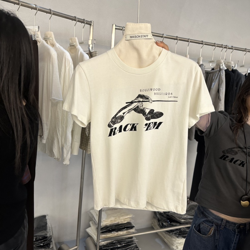 DOUBLE STANDARD/LE SMOKING/MAISONSTAFF東大門代購女士新品休閑T恤MAISONSTAFFT恤圖色1