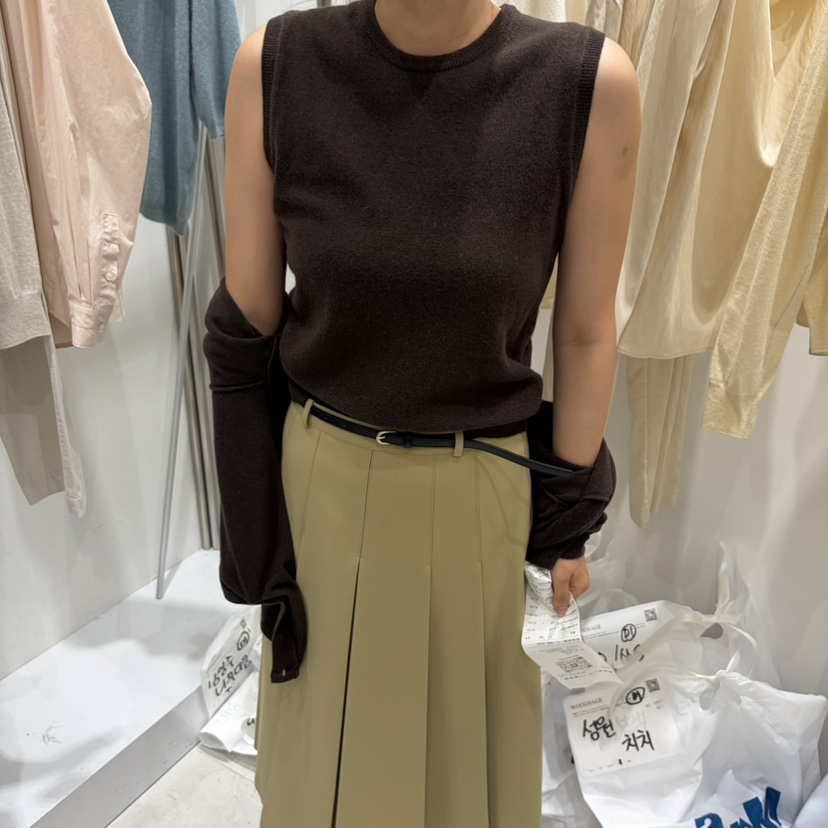 WOOD SAGE韓國直郵女士新款休閑26春夏人氣熱賣吊帶背心WOOD SAGE吊帶/背心圖色5