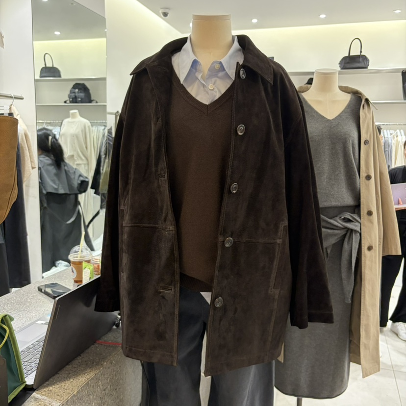 WOOD SAGE東大門實拍女士新品真品26春夏時尚熱賣休閑夾克WOOD SAGE夾克圖色2