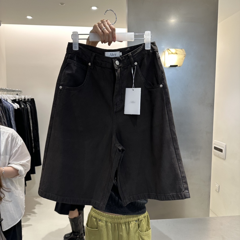 ALTER韓國代購女裝新款真品休閑時尚26春夏職業推薦人氣短褲Alter短褲圖色2淺棕色