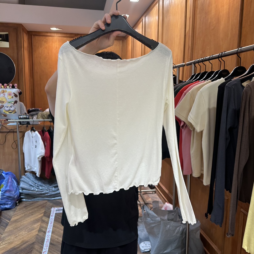 GARMENT-P東大門直郵女裝新款職業推薦熱賣真品人氣長袖T恤GARMENT長袖T恤