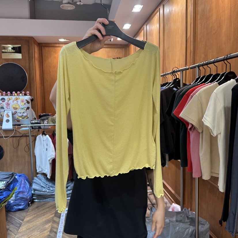 GARMENT-P東大門直郵女裝新款職業推薦熱賣真品人氣長袖T恤GARMENT長袖T恤圖色2