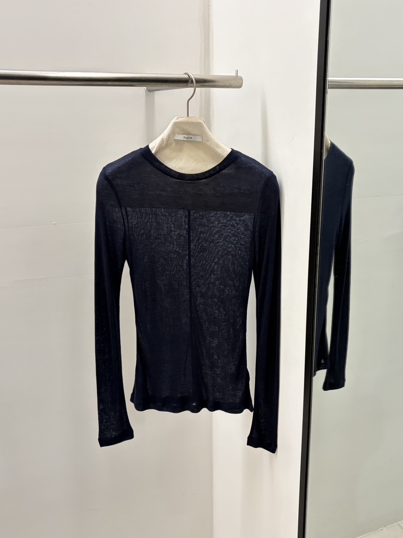 REGULARLY/PLACOR韓國代購女士新品職業推薦休閑長袖T恤REGULARLY/PLACOR長袖T恤圖色5深藍色