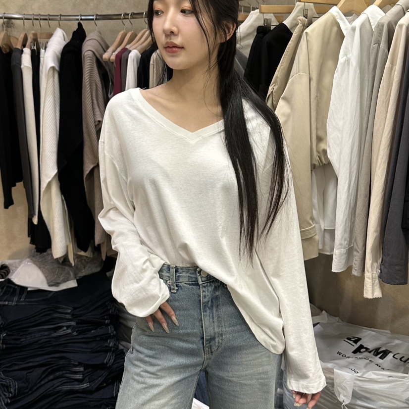 VINTAGE VIBE東大門直郵女士新品職業休閑人氣熱賣長袖T恤VINTAGE VIBE長袖T恤
