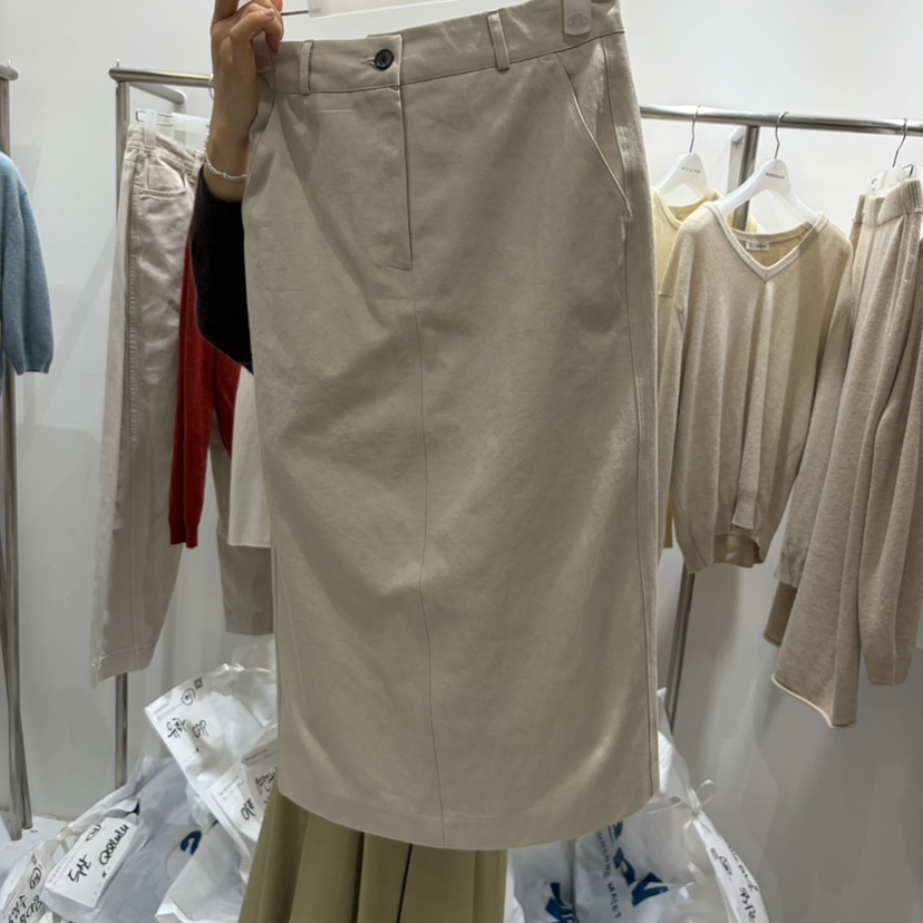 WOOD SAGE韓國代購女裝新品推薦人氣熱賣26春夏半身裙中短裙WOOD SAGE半身裙/中短裙圖色3
