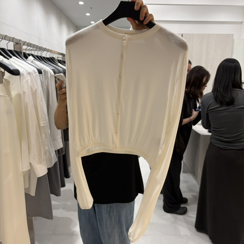 COMELY韓國代購女裝新款休閑真品人氣26春夏開衫天絲開衫COMELY開衫圖色1