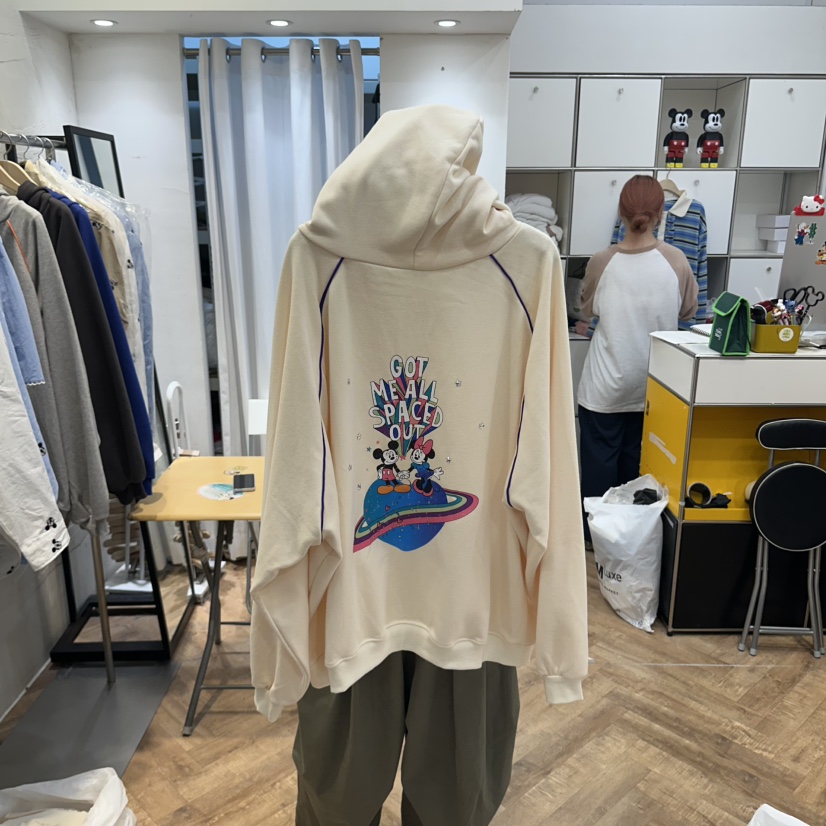 DE LINE韓國直郵女裝新品時尚職業休閑真品26春夏人氣衛衣DE LINE衛衣圖色1
