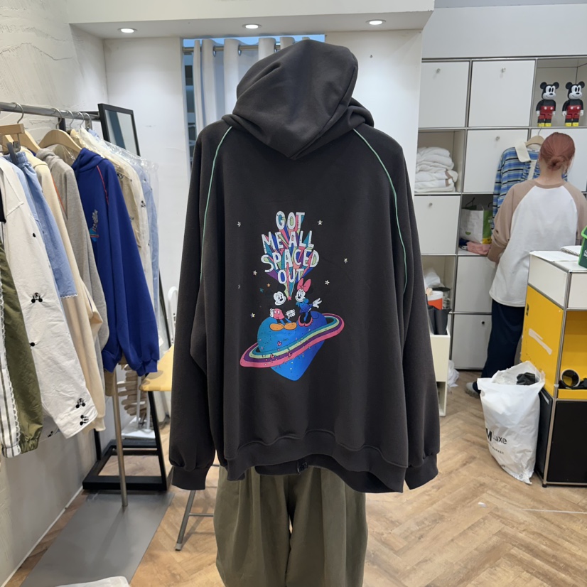 DE LINE韓國直郵女裝新品時尚職業休閑真品26春夏人氣衛衣DE LINE衛衣圖色3
