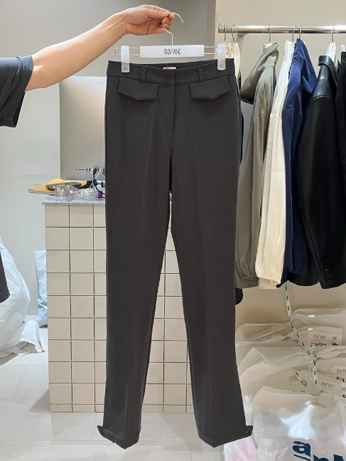 NOFYBE東大門代購女裝新品推薦人氣休閑時尚真品熱賣休閑褲NOFYBE休閑褲圖色1墨色