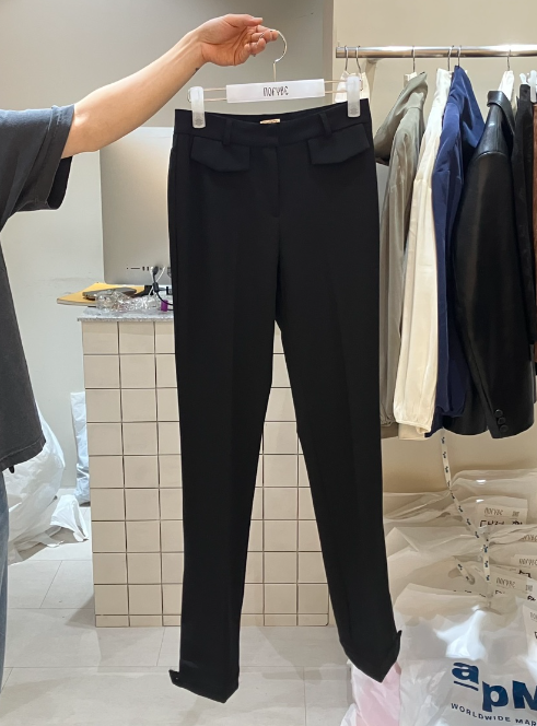 NOFYBE東大門代購女裝新品推薦人氣休閑時尚真品熱賣休閑褲NOFYBE休閑褲圖色2黑色