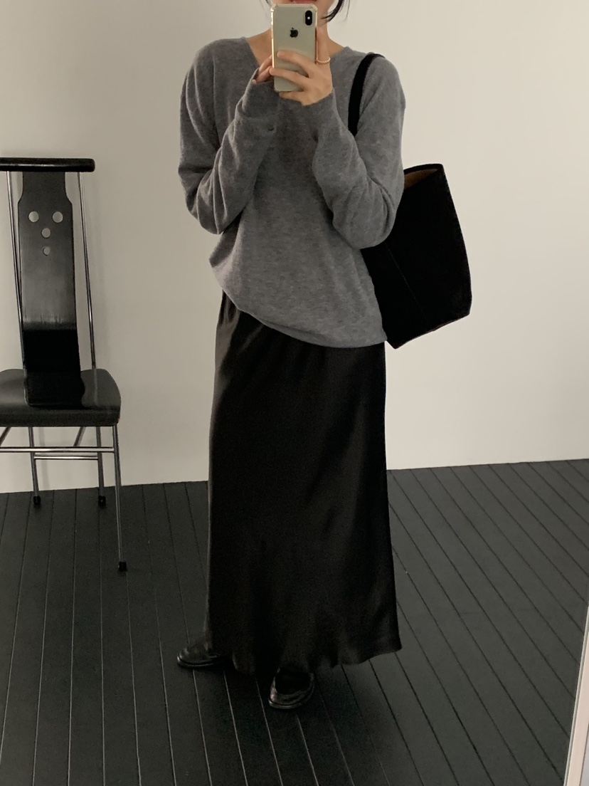 REGULARLY/PLACOR東大門直郵女裝新款26春夏時尚休閑長裙緞REGULARLY/PLACOR長裙