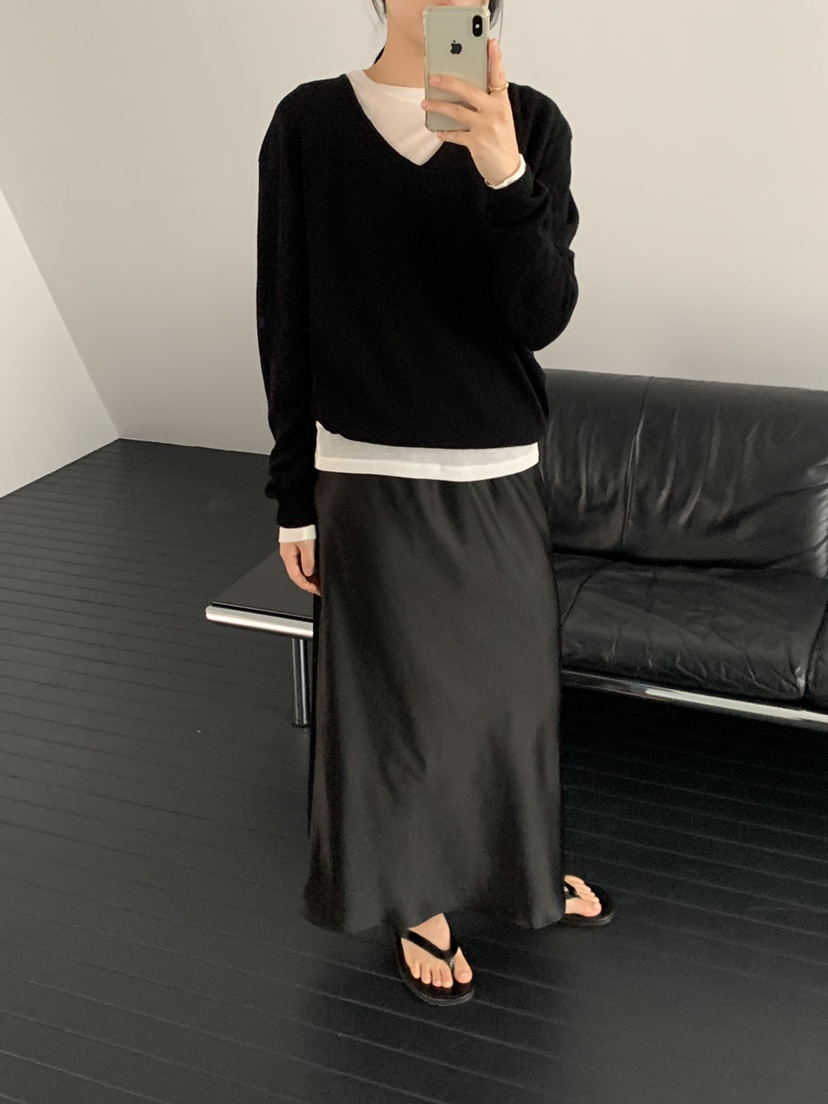 REGULARLY/PLACOR東大門直郵女裝新款26春夏時尚休閑長裙緞REGULARLY/PLACOR長裙