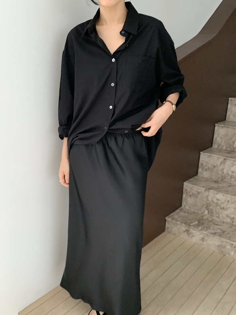 REGULARLY/PLACOR東大門直郵女裝新款26春夏時尚休閑長裙緞REGULARLY/PLACOR長裙