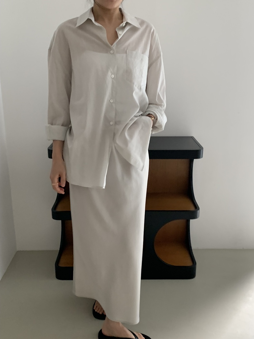 REGULARLY/PLACOR東大門直郵女裝新款26春夏時尚休閑長裙緞REGULARLY/PLACOR長裙