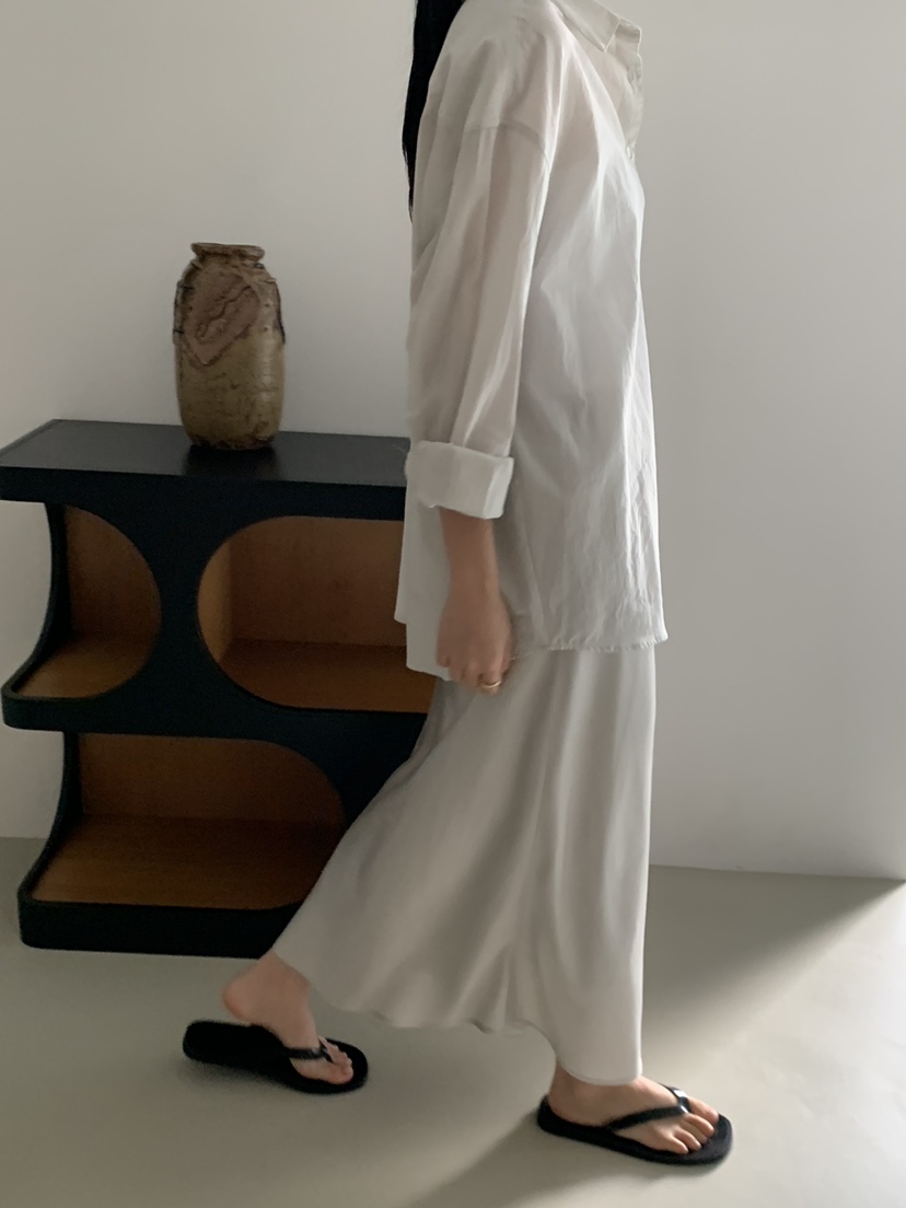REGULARLY/PLACOR東大門直郵女裝新款26春夏時尚休閑長裙緞REGULARLY/PLACOR長裙