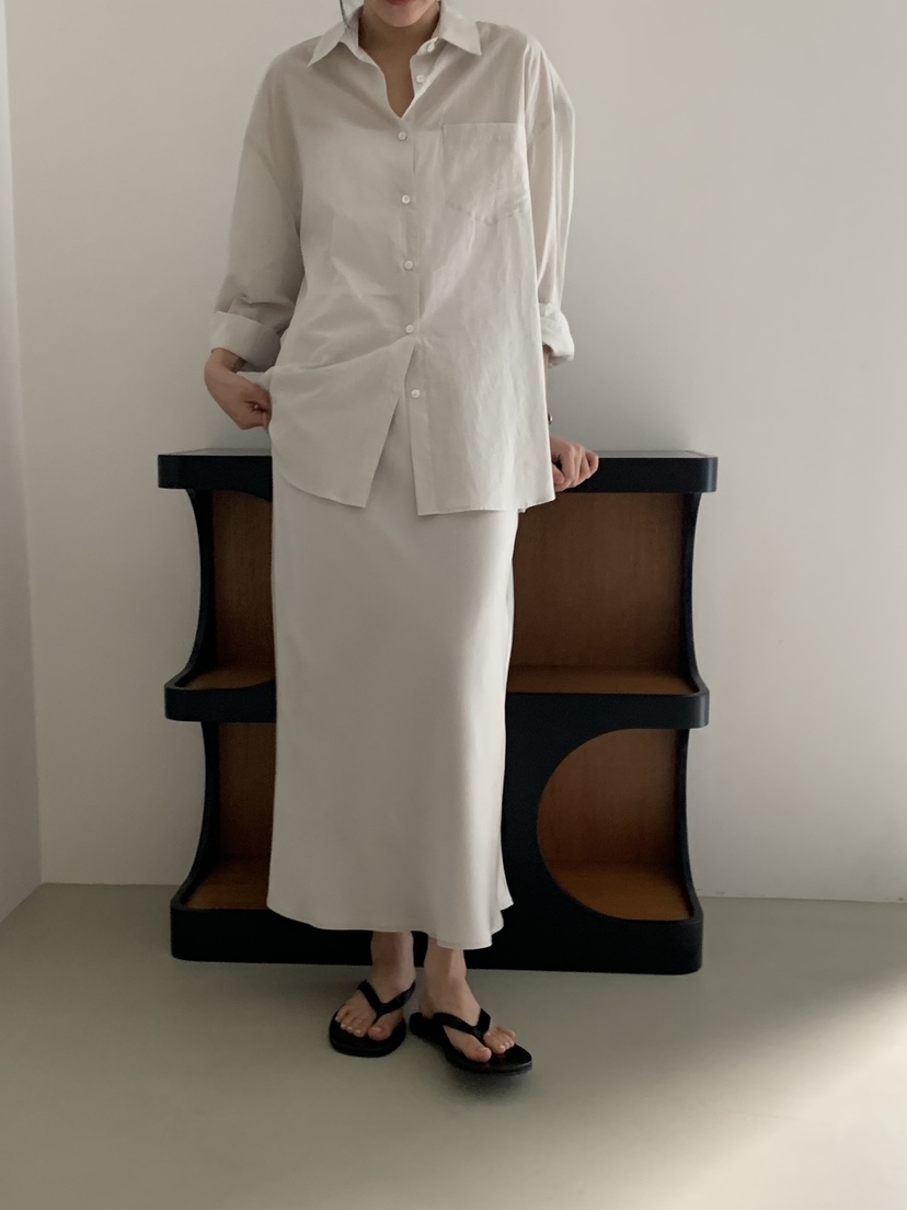 REGULARLY/PLACOR東大門直郵女裝新款26春夏時尚休閑長裙緞REGULARLY/PLACOR長裙