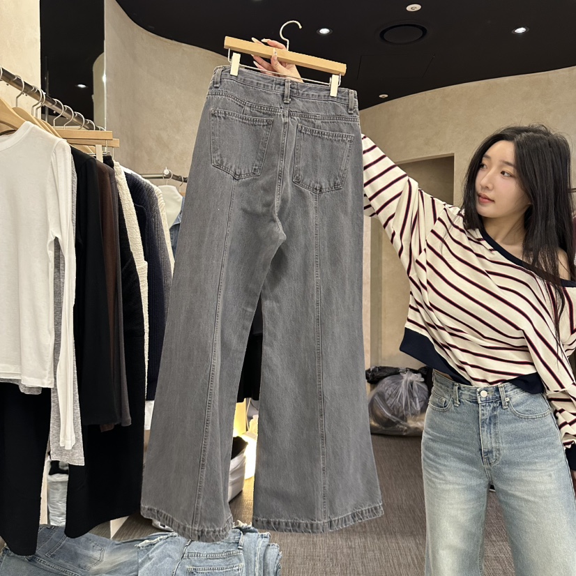 VINTAGE VIBE東大門代購女士新款熱賣推薦人氣職業牛仔褲VINTAGE VIBE牛仔褲
