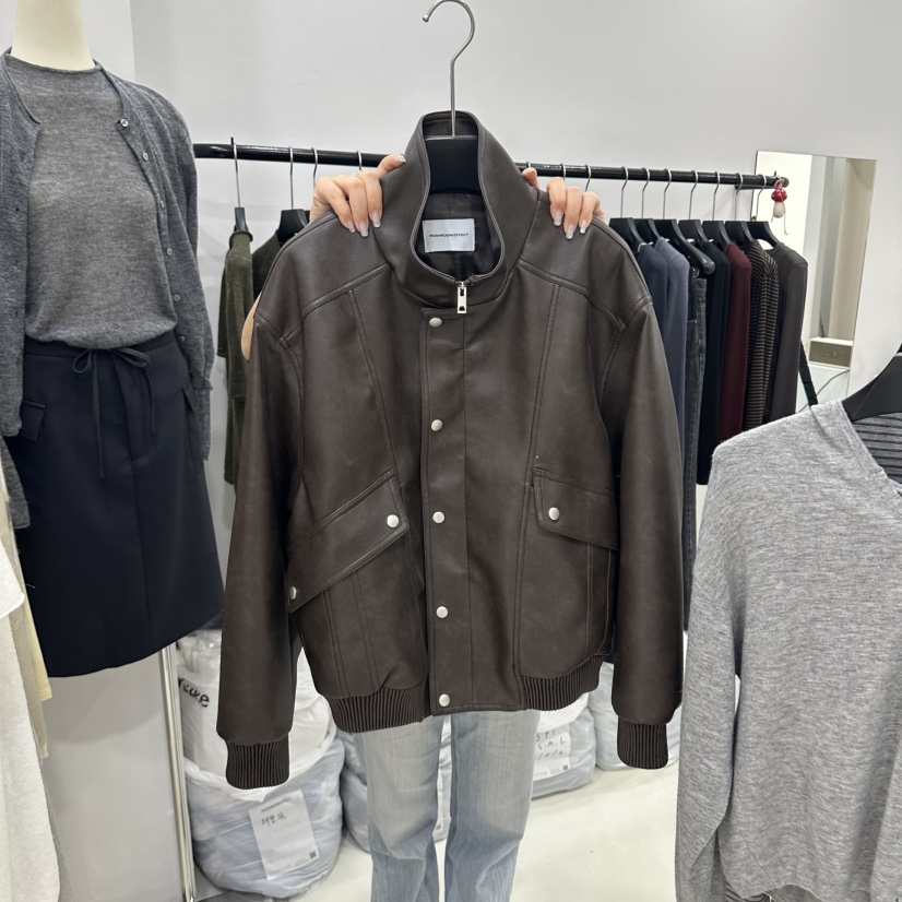 MUSHROOM EFFECT東大門直郵女裝新品推薦真品職業夾克寬松MUSHROOM EFFECT夾克圖色2