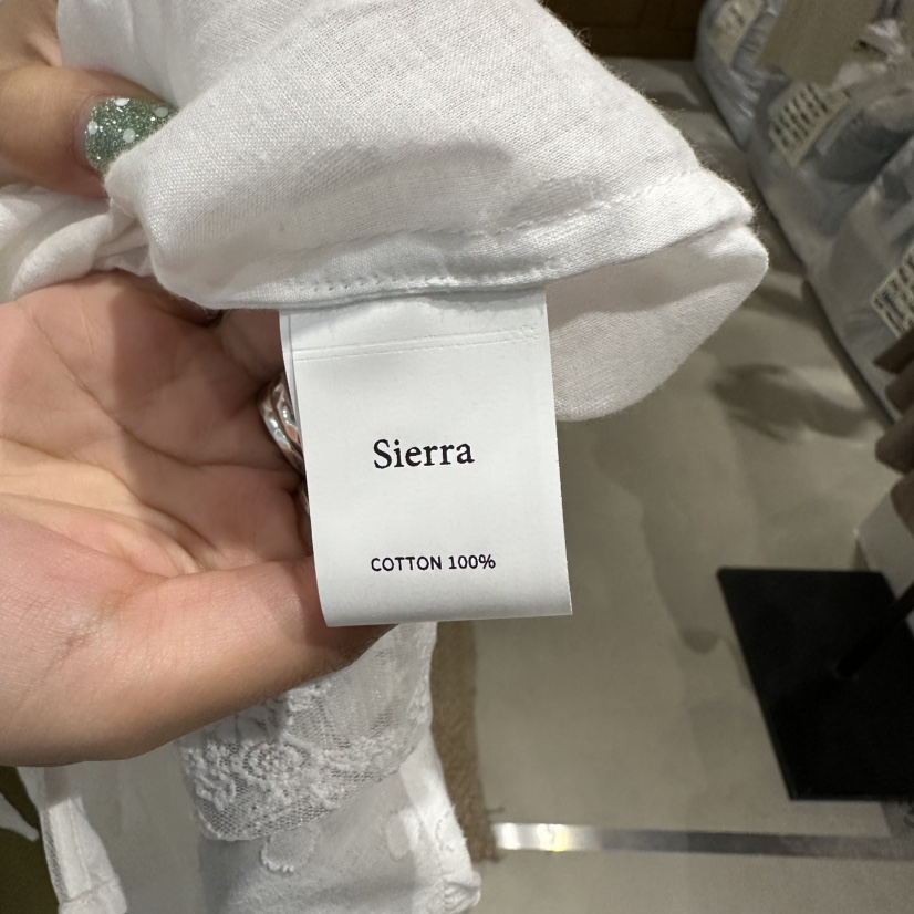 SIERRA韓國代購女士新品職業熱賣真品休閑26春夏襯衫蕾絲衫SIERRA襯衫/蕾絲衫