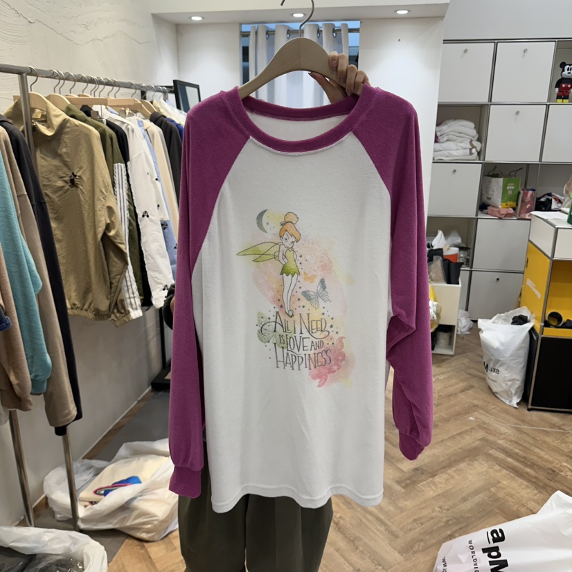 DE LINE東大門直郵女裝新品休閑時尚真品推薦人氣長袖T恤DE LINE長袖T恤圖色1