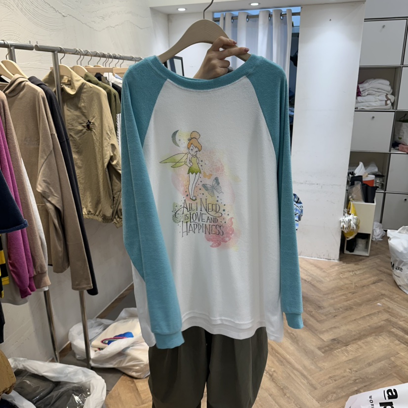 DE LINE東大門直郵女裝新品休閑時尚真品推薦人氣長袖T恤DE LINE長袖T恤圖色2
