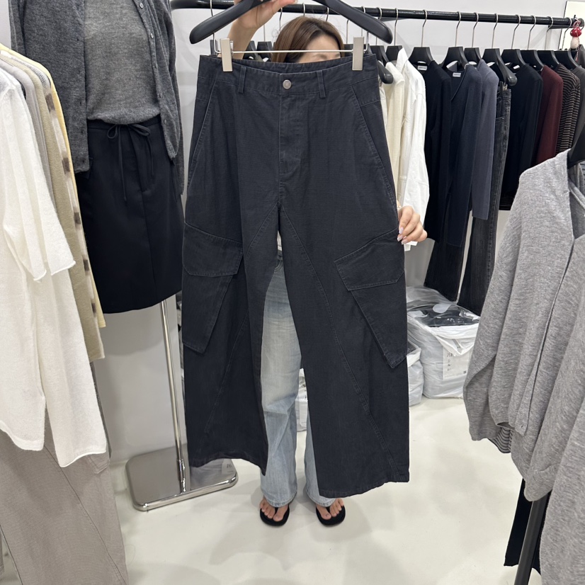 MUSHROOM EFFECT韓國代購女士新品推薦人氣職業26春夏休閑褲MUSHROOM EFFECT休閑褲圖色3